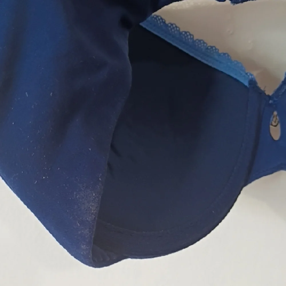 Victoria's Secret Bra 32DDD 32F Navy Blue Perfect Shape Bra - Picture 8 of 11